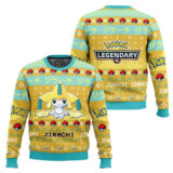 Hooktab Pokemon Gen 3 Jirachi Ugly Christmas Sweater