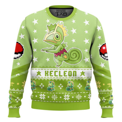 Hooktab Pokemon Gen 3 Kecleon Ugly Christmas Sweater