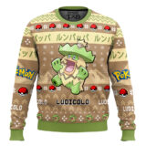 Hooktab Pokemon Gen 3 Ludicolo Ugly Christmas Sweater