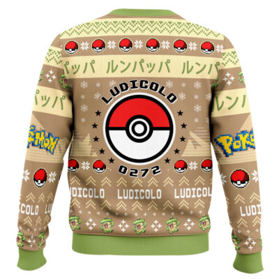 Hooktab Pokemon Gen 3 Ludicolo Ugly Christmas Sweater