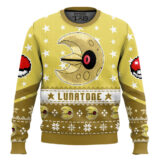 Hooktab Pokemon Gen 3 Lunatone Ugly Christmas Sweater