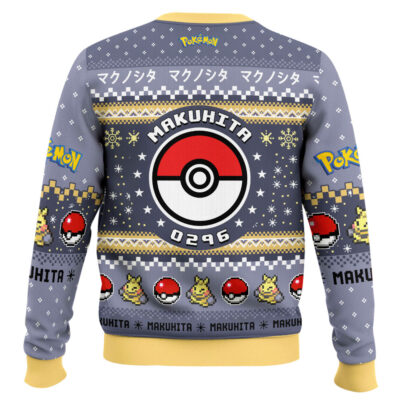 Hooktab Pokemon Gen 3 Makuhita Ugly Christmas Sweater
