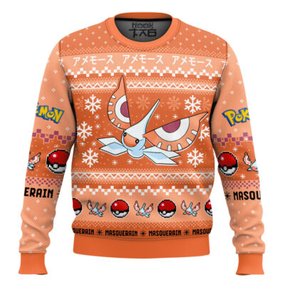 Hooktab Pokemon Gen 3 Masquerain Ugly Christmas Sweater