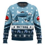 Hooktab Pokemon Gen 3 Metang Ugly Christmas Sweater