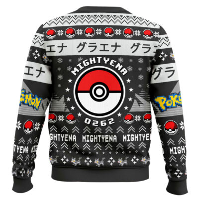 Hooktab Pokemon Gen 3 Mightyena Ugly Christmas Sweater