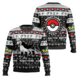 Hooktab Pokemon Gen 3 Mightyena Ugly Christmas Sweater