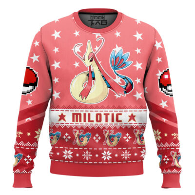 Hooktab Pokemon Gen 3 Milotic Ugly Christmas Sweater