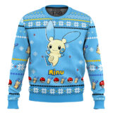 Hooktab Pokemon Gen 3 Minun Ugly Christmas Sweater