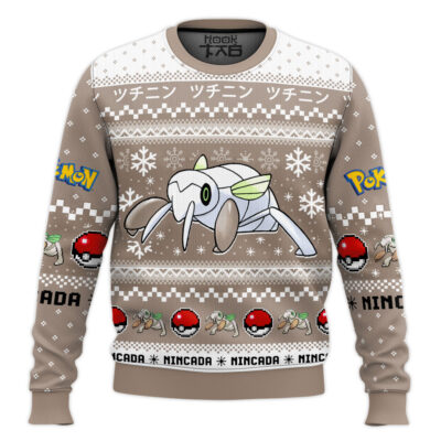 Hooktab Pokemon Gen 3 Nincada Ugly Christmas Sweater