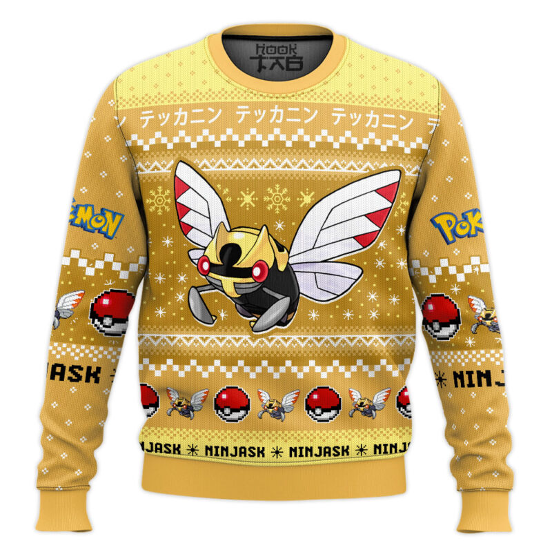 Hooktab Pokemon Gen 3 Ninjask Ugly Christmas Sweater