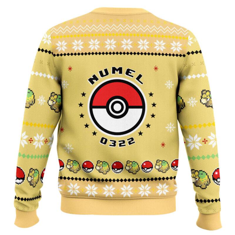 Hooktab Pokemon Gen 3 Numel Ugly Christmas Sweater Hooktab Pokemon Gen 3 Numel Ugly Christmas Sweater