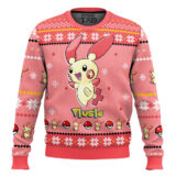 Hooktab Pokemon Gen 3 Plusle Ugly Christmas Sweater