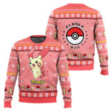 Hooktab Pokemon Gen 3 Plusle Ugly Christmas Sweater