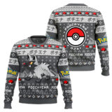Hooktab Pokemon Gen 3 Poochyena Ugly Christmas Sweater
