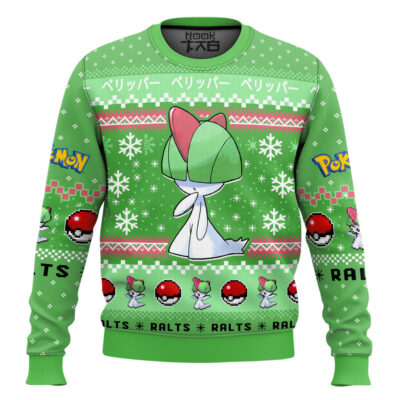 Hooktab Pokemon Gen 3 Ralts Ugly Christmas Sweater