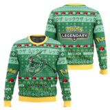 Hooktab Pokemon Gen 3 Rayquaza Ugly Christmas Sweater