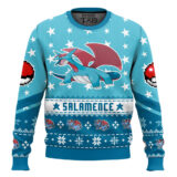 Hooktab Pokemon Gen 3 Salamence Ugly Christmas Sweater