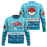 Hooktab Pokemon Gen 3 Salamence Ugly Christmas Sweater