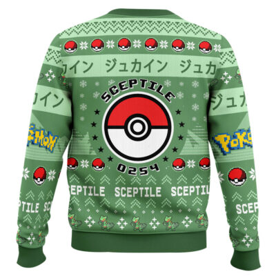 Hooktab Pokemon Gen 3 Sceptile Ugly Christmas Sweater