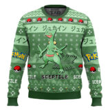 Hooktab Pokemon Gen 3 Sceptile Ugly Christmas Sweater
