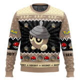 Hooktab Pokemon Gen 3 Seedot Ugly Christmas Sweater