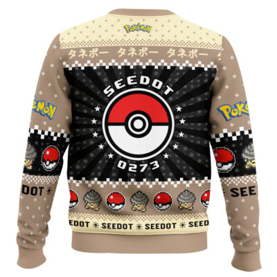 Hooktab Pokemon Gen 3 Seedot Ugly Christmas Sweater