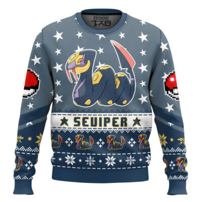 Hooktab Pokemon Gen 3 Seviper Ugly Christmas Sweater