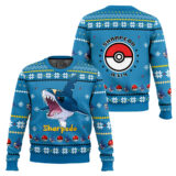 Hooktab Pokemon Gen 3 Sharpedo Ugly Christmas Sweater