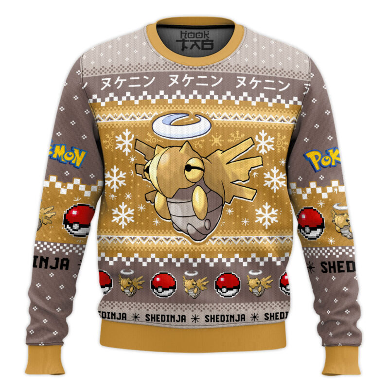 Hooktab Pokemon Gen 3 Shedinja Ugly Christmas Sweater