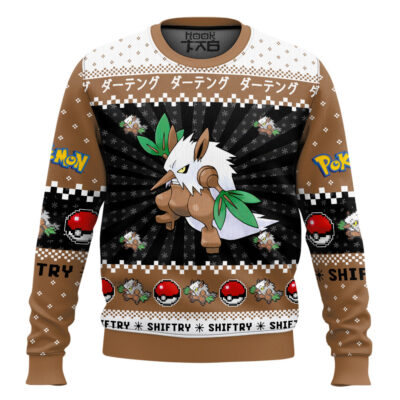 Hooktab Pokemon Gen 3 Shiftry Ugly Christmas Sweater