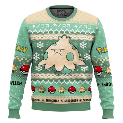 Hooktab Pokemon Gen 3 Shroomish Ugly Christmas Sweater