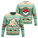 Hooktab Pokemon Gen 3 Shroomish Ugly Christmas Sweater