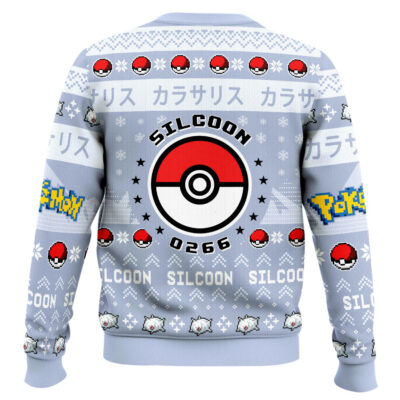 Hooktab Pokemon Gen 3 Silcoon Ugly Christmas Sweater