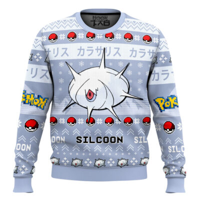 Hooktab Pokemon Gen 3 Silcoon Ugly Christmas Sweater