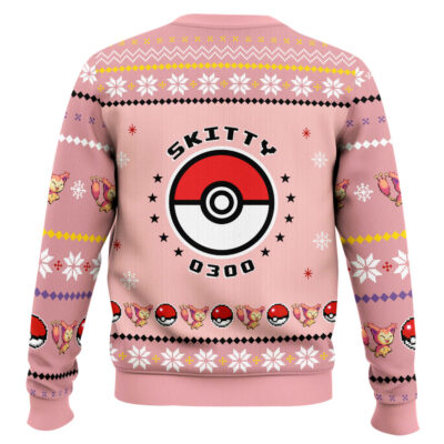 Hooktab Pokemon Gen 3 Skitty Ugly Christmas Sweater