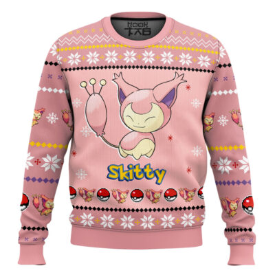 Hooktab Pokemon Gen 3 Skitty Ugly Christmas Sweater