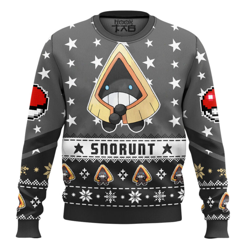 Hooktab Pokemon Gen 3 Snorunt Ugly Christmas Sweater