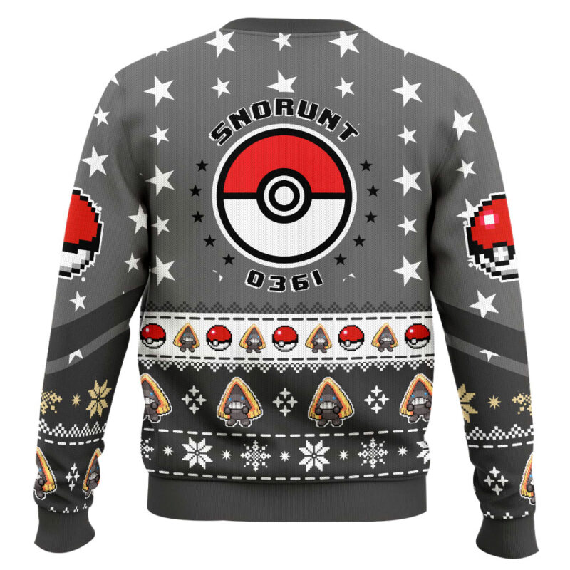 Hooktab Pokemon Gen 3 Snorunt Ugly Christmas Sweater Hooktab Pokemon Gen 3 Snorunt Ugly Christmas Sweater