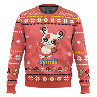 Hooktab Pokemon Gen 3 Spinda Ugly Christmas Sweater