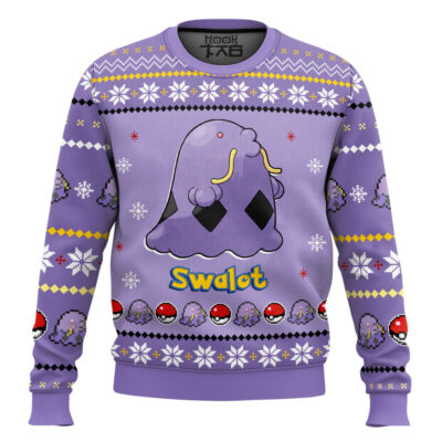 Hooktab Pokemon Gen 3 Swalot Ugly Christmas Sweater