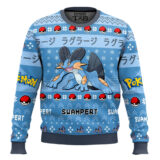 Hooktab Pokemon Gen 3 Swampert Ugly Christmas Sweater