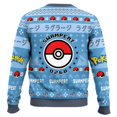 Hooktab Pokemon Gen 3 Swampert Ugly Christmas Sweater