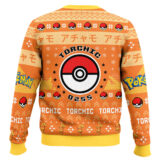 Hooktab Pokemon Gen 3 Torchic Ugly Christmas Sweater