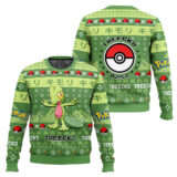 Hooktab Pokemon Gen 3 Treecko Ugly Christmas Sweater