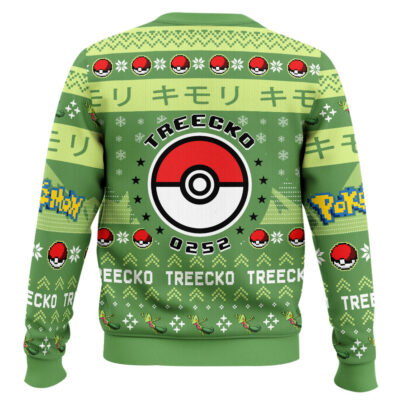 Hooktab Pokemon Gen 3 Treecko Ugly Christmas Sweater