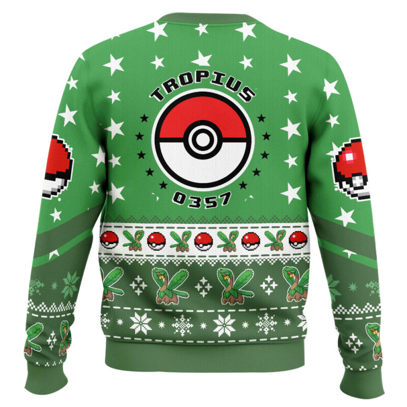 Hooktab Pokemon Gen 3 Tropius Ugly Christmas Sweater Hooktab Pokemon Gen 3 Tropius Ugly Christmas Sweater