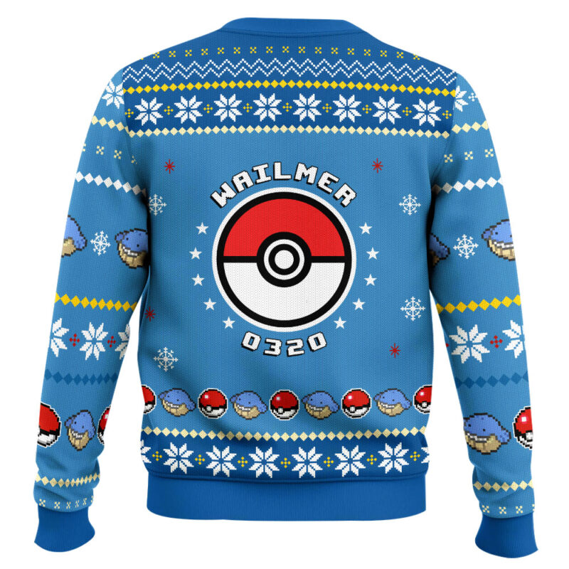 Hooktab Pokemon Gen 3 Wailmer Ugly Christmas Sweater Hooktab Pokemon Gen 3 Wailmer Ugly Christmas Sweater