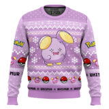 Hooktab Pokemon Gen 3 Whismur Ugly Christmas Sweater