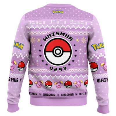 Hooktab Pokemon Gen 3 Whismur Ugly Christmas Sweater