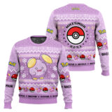 Hooktab Pokemon Gen 3 Whismur Ugly Christmas Sweater